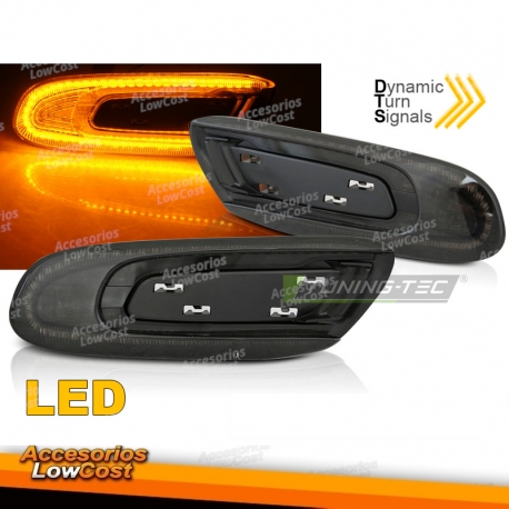 Intermitente lateral LED ahumados para MINI COOPER F55 F56 F57 14-