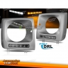 Faróis dianteiros LED DRL para Mercedes W461 e W463