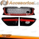 REJILLA DELANTERA Y BRANQUIAS PARA RANGE ROVER SPORT 09-13 ALL BLACK EDITION