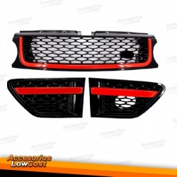 GRELHAS FRONTAL + LATERAL ALL BLACK EDITION / RANGE ROVER SPORT / 09-13