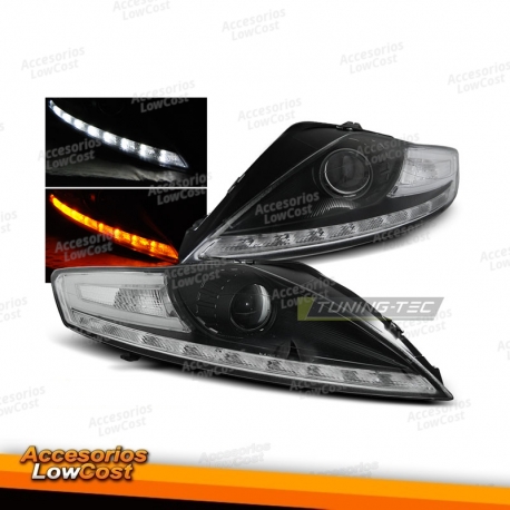 Farois dianteiros cromados para Ford Mondeo MK4 07-10