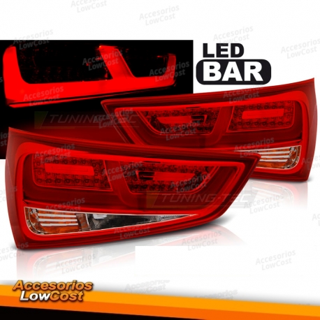 Farois traseiros vermelho para AUDI A1 10-14