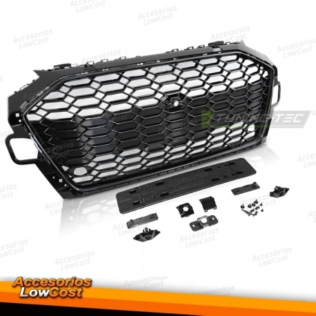 Parrilla deportiva negra para Audi A4 B9 20-
