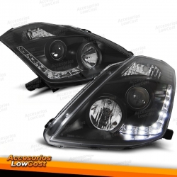 Farois dianteiros afumados para Nissan 350Z 03-05