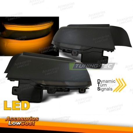 Indicadores de espelhos defumados para Volkswagen Polo 6R 09-17