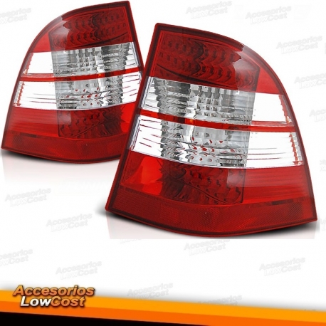 FAROLINS LED MERCEDES ML W163. VERMELHO / BRANCO