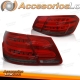 Farois traseiros vermelhos esfumaçados para Mercedes Clase E W212 09-13