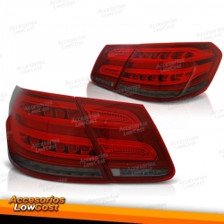 Faros traseros rojo ahumado para Mercedes Clase E W212 09-13