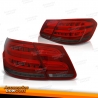 Farois traseiros vermelhos esfumaçados para Mercedes Clase E W212 09-13