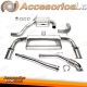 Kit de atualização TA Technix Downpipe + sistema duplex de aço inoxidável 1x100mm adequado para VW Golf VI