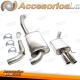 Sistema TA Technix de acero inoxidable 2x80mm apto para VW Passat 3C Limo./Kombi/CC