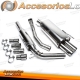 Sistema de acero inoxidable TA Technix 2x76mm apto para VW Polo 6N