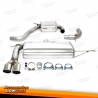 Sistema TA Technix de acero inoxidable 2x80mm apto para VW Scirocco III
