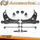 Conjunto de garfos grandes TA Technix adequado para VW Polo 9N