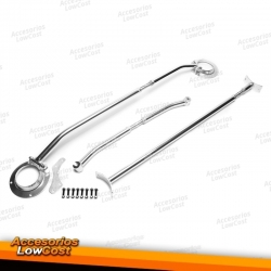 Kit barras de torretas en aluminio para Seat Toledo I/VW Golf III/Vento