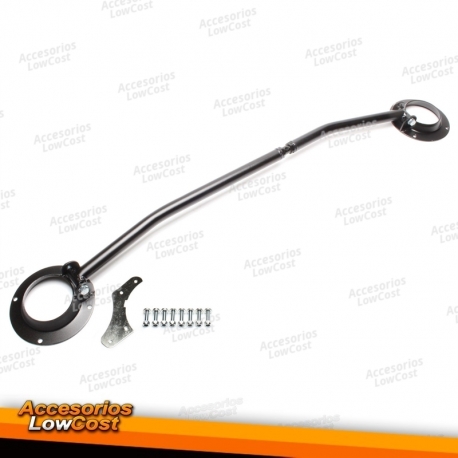 Barra de torreta de aluminio negro para VW Golf II/Jetta II/Corrado