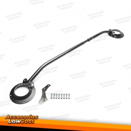 Barra de torre de alumínio preta para Seat Toledo I/VW Golf III/Golf III Cabrio/Passat 35I/Vento