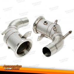 Downpipe com proteção térmica e catalisador para Porsche 911 Carrera 3.0l Biturbo (DFI) tipo 992