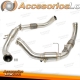 Downpipe TA Technix sem catalisador adequado para Porsche Panamera 4/4S 2.9T com OPF tipo 971