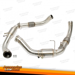 Downpipe TA Technix sem catalisador adequado para Porsche Panamera 4/4S 2.9T com OPF tipo 971