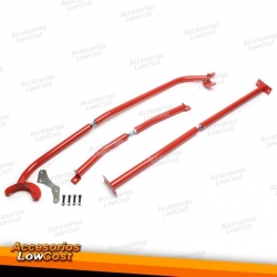 Kit barras de torreta TA Technix para Audi A3 8L/Seat Toledo 1M, Leon 1M/Skoda Octavia 1U/VWGolf IV/Bora 1J