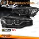 FARÓIS XENON D1S ANGEL EYES LUZ DIURNA /  BMW F30 / F31 / 2011+