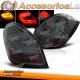 Luzes traseiras LED para Skoda Fabia II 07-14 Fumado