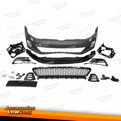 Pára-choques Dianteiro Volkswagen Golf 7.5 3/5P Facelift Look GTI