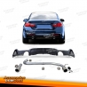 Difusor traseiro fosco + tubo de escape visual 440 compatível com BMW F32 F33 F36 425 428 430