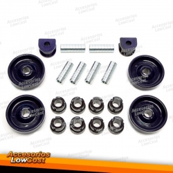 Kit de casquillos de PU-​Buchsen TA Technix 20 piezas / eje trasero 4WD / para Audi/Seat/Skoda/VW