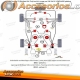 Kit de casquillos TA Technix PU-​Buchsen 5 piezas apto para Audi/Seat/VW