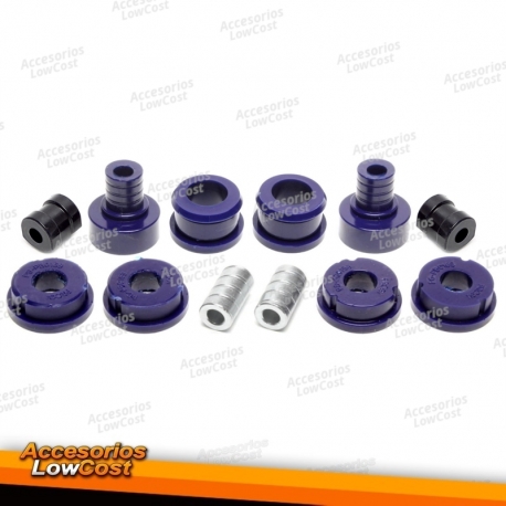 Kit de bucha de eixo dianteiro TA Technix PU de 12 peças com estabilizador M3 excêntrico de Ø 23mm para BMW Série 3 E36/Z3