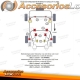 TA Technix Kit de bucha PU de 14 peças para eixo traseiro para VW Golf I / Scirocco I+ II / Jetta I