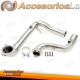 Tubo de descarga TA Technix sem catalisador adequado para modelos Mercedes Benz Classe A AMG A35-GPF W177 - código do motor M260