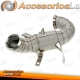 Downpipe TA Technix com proteção térmica e catalisador Mercedes Benz Classe A AMG A45/A45S W177 - código do motor M139