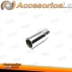 Tubo de escape TA Technix universal em aço inoxidável 60 mm redondo / com flanges
