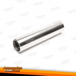 Tubo de escape TA Technix acero inoxidable universal 80mm redondo
