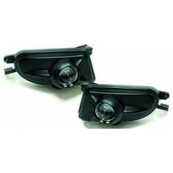 FAROS ANTINIEBLAS W210, 99-02, CON LENTE DEL PROYECTOR- NEGRO,TB. CLK 97-02 +SLK 96-01