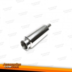 Silenciador trasero deportivo TA Technix de acero inoxidable universal 115 / 45mm redondo / con brida