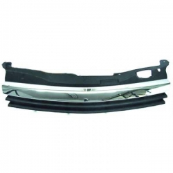 GRELHA FRONTAL PRETA SEM SIMBOLO OPEL ASTRA H / 04-07 FRISO CROMADO