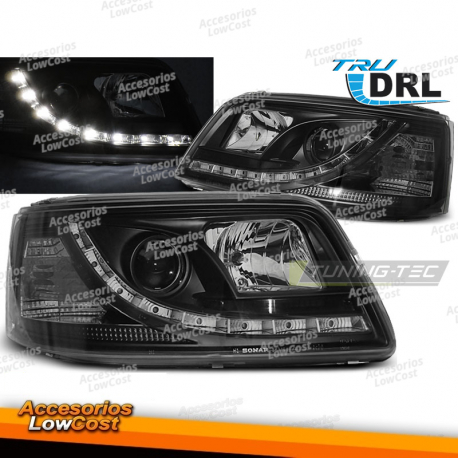 FARÓIS CROMADOS PARA VW T5 04/03-08/09