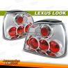 LUZES TRASEIRAS CROMADAS para VW GOLF 3 09.91-08.97