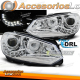 FARÓIS VERDADEIROS DRL CROMADOS para VW GOLF 6 10/08-12