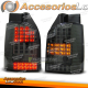 LUZES TRASEIRAS LED PRETAS para VW T5 04/03-09
