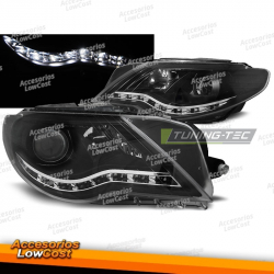 FAROS DAYLIGHT NEGROS aptos para VW PASSAT CC 08-12