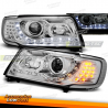 LUZES DO DIA CROMADAS para AUDI 100 C4 12.90-06.94