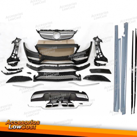 Body Kit Mercedes W205 2014-2018 4P/SW Look C63