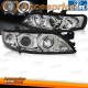 FARÓIS ANGEL EYES / OPEL VECTRA B / 99-02 FUNDO CROMADO