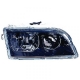 FAROS VOLVO S40/V40, 96-00- H7/H7 , CRISTAL CLARO/NEGRO- 5 CONEXIONES