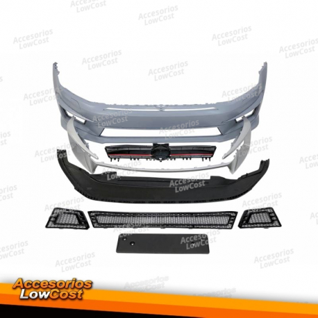 Pára-choques dianteiro Volkswagen Golf 7 3/5P look R400 ABS Lava-faróis